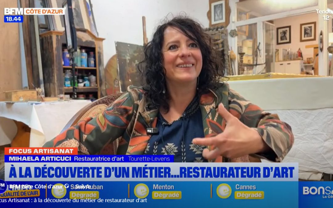 L’atelier Articuci passe à la TV – Reportage BFM avec Mihaela